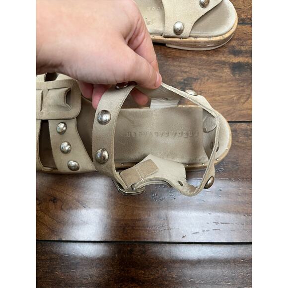 Freda Salvador Sera Fisherman Sandal in Stucco Suede - size 9.5 - Picture 4 of 7